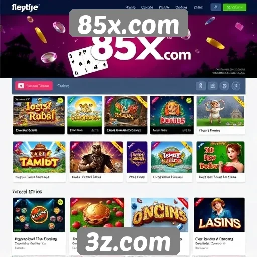 Novas funcionalidades e jogos disponíveis no 85x.com
