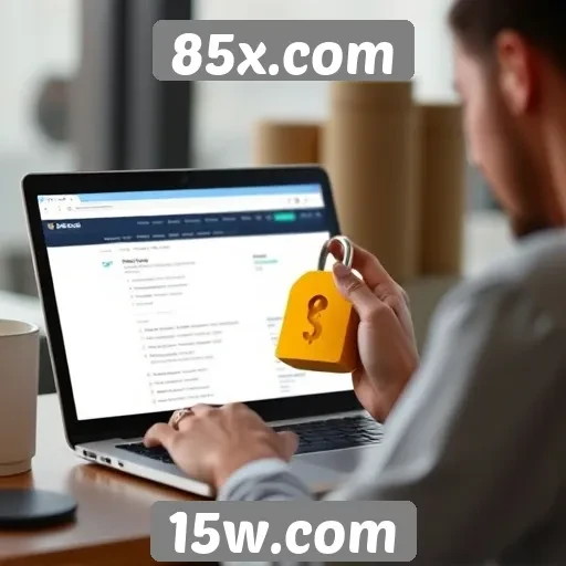 Transações seguras no site 85x.com