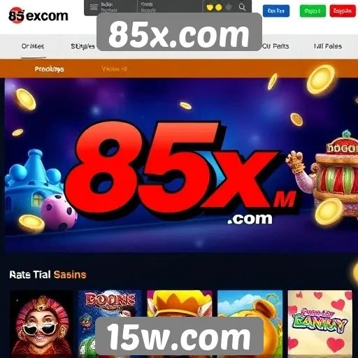 Plataforma 85x.com destaca-se por promoções atrativas